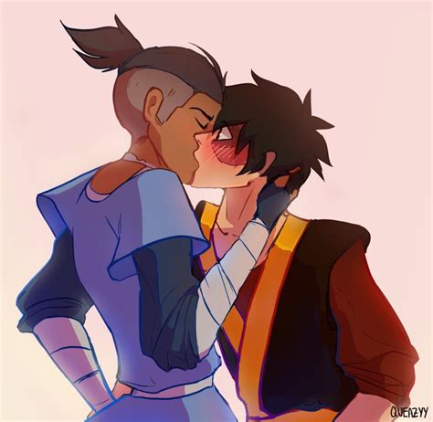 zuko x sokka|zuko x sokka kiss.